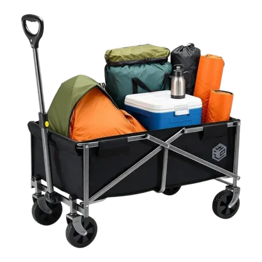 ochama Foldable Camping Wagon 75L Black