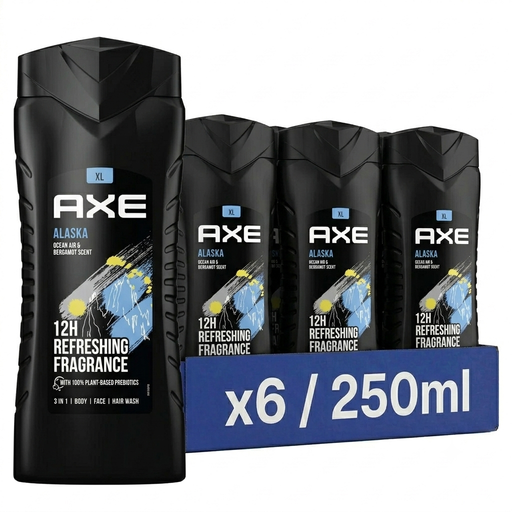 AXE Alaska Shower Gel 250ml 6-Pack