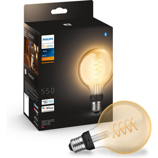 Philips Hue Filament Globe Bulb G93 - Warm White Light - 1-Pack - E27