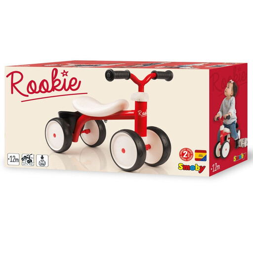 Smoby Rookie Red Metal Ride-On Car