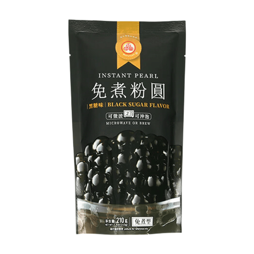 WUFUYUAN No-Cook Boba Tapioca Pearls - Black Sugar 210g