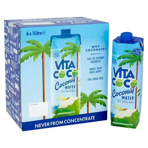 Vita Coco Natural Coconut Water 6x1L