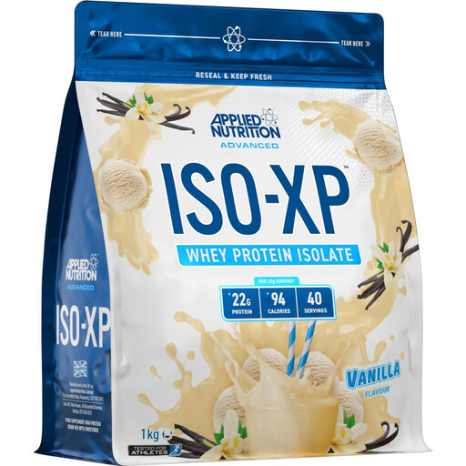 Applied Nutrition ISO-XP Whey Protein Isolate Vanilla Protein Nutrition Powder Flavour - 1kg