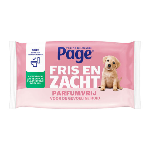 Page Vochtig Toiletpapier Fris & Zacht (Gevoelig)