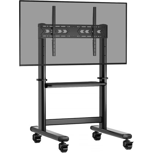 Large TV Stand on Wheels for 50-86 Inch Screens