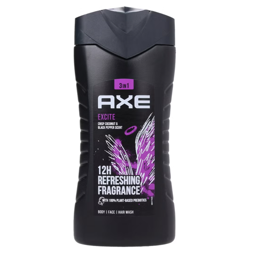 Axe Shower Gel 3-in-1 Excite 250 ml