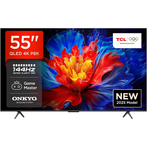 TCL 55P8K-UK 55" QLED 4K Ultra HD Smart TV