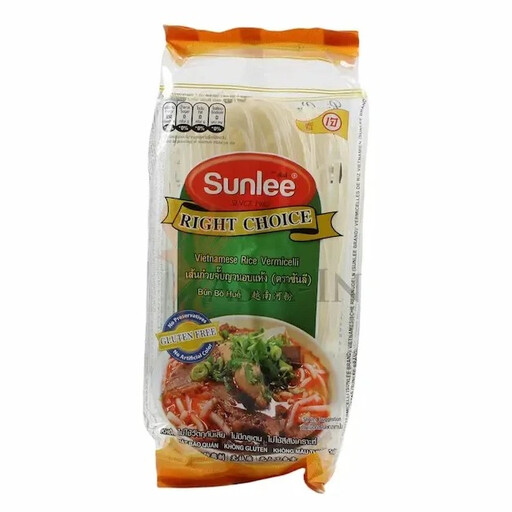 Sunlee Thick Rice Vermicelli (Bún bò Hu?) 250g