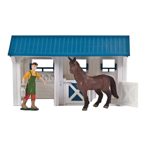 Coffret de jeu écurie pour chevaux Dutch Farm Serie