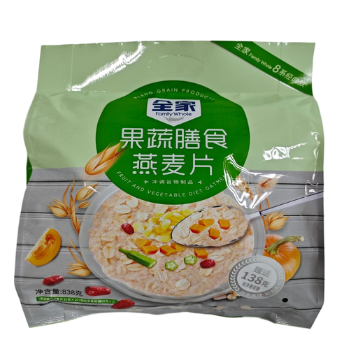 Family Whole Fruit and Vegetable Dietary Oat Flakes (Free Pure Glucose) 838g