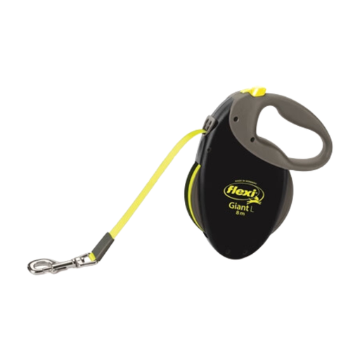 FLEXI Hundeleine Giant Gurt Neon bis 50 kg