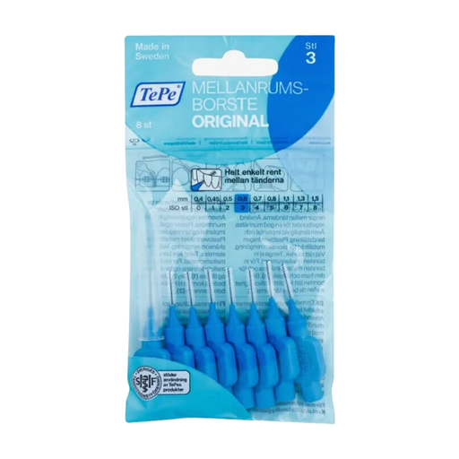 TePe Interdental Brushes ISO 3 - 0.6mm Blue