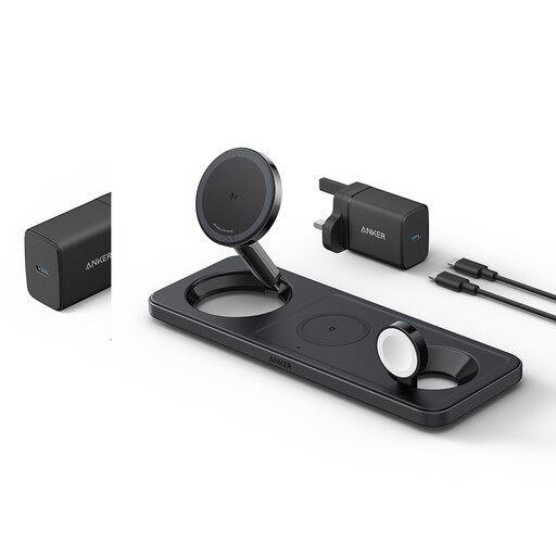 Anker MagGo Universal Black USB Fast Wireless Charging for Indoor Use