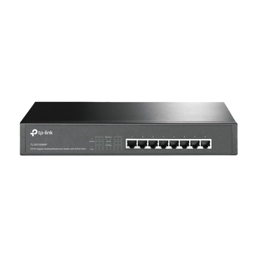 TP-Link TL-SG1008MP Network Switch Unmanaged Gigabit Ethernet (10/100/1000) Power over Ethernet (PoE) Black