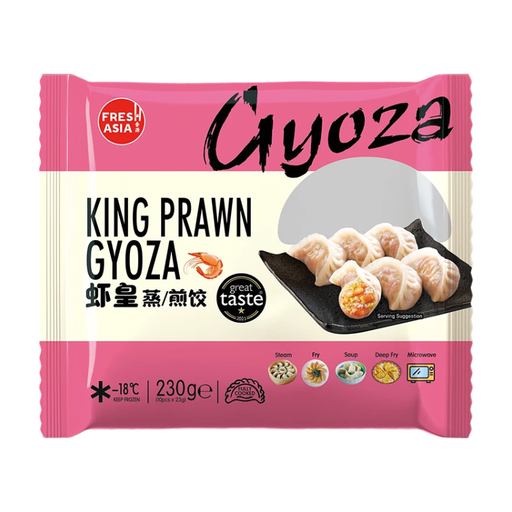 FRESHASIA Steaming / Pan Fry King Prawn Gyoza 230g