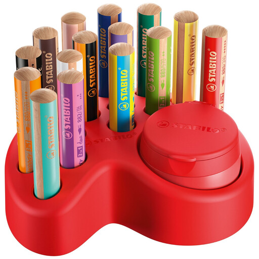 STABILO woody 3-in-1 Premium Pencil Set