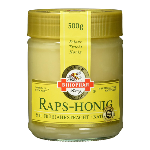 Bihophar Creamy Rapeseed Honey 500g