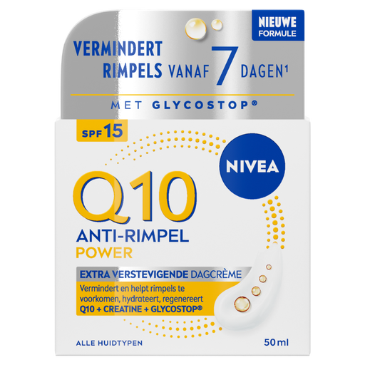 NIVEA Q10 Power Anti-Wrinkle Face Cream - SPF 15 - All Skin Types