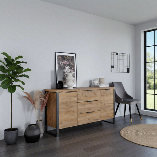 jahnke Modern, Loft-style Sideboard Loop