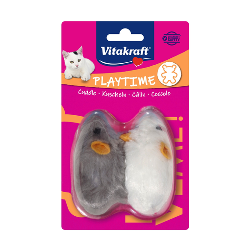 Vitakraft Toy Mice with Sound, for Cats 1 pc