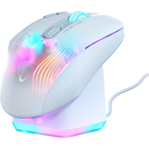 Turtle Beach Kone XP Air Gaming Mouse Wireless 2.4GHz & Bluetooth - 19000 DPI, 29 Buttons - White