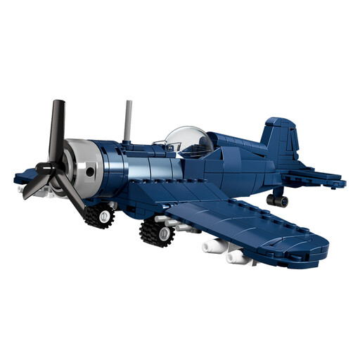 CAYI F4U-4 CORSAIR PLANE 318 Pcs Building Blocks Set for Hobby Builders