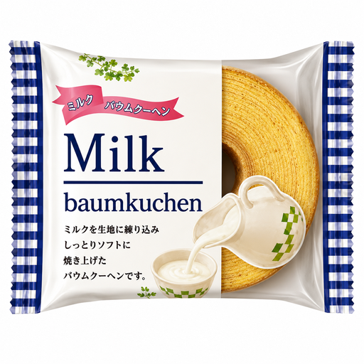 G?teau Baumkuchen au Lait Atom 80g