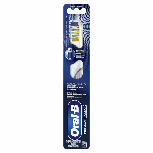 Oral-B Toothbrush Pulsar Clean, Battery-Powered - 1 piece
