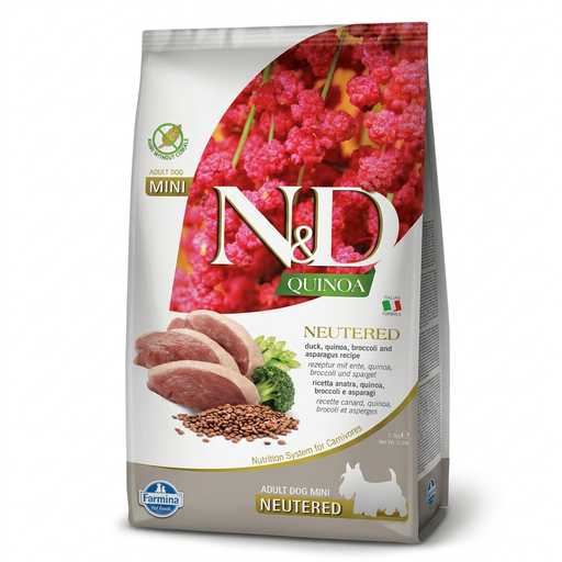 Farmina N&D Quinoa Neutered Adult Mini Dry Dog Food