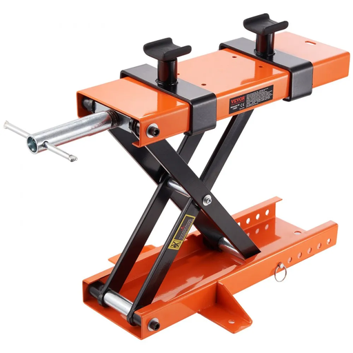 VEVOR Hydraulic Motorcycle Lift Jack, 1100 lbs Capacity, Safety Lock