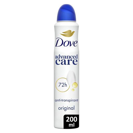 DOVE Deodorant Spray Women 72h Original Advanced Care