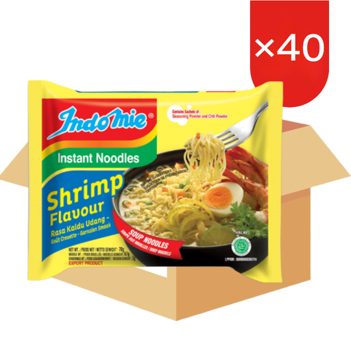 Indomie Instant Noodle Shrimp 40x70g