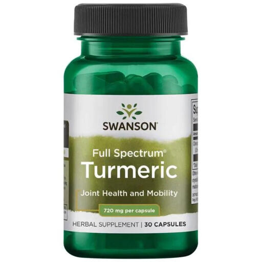 Swanson Full Spectrum Turmeric Joint Inflammation 720mg Capsules
