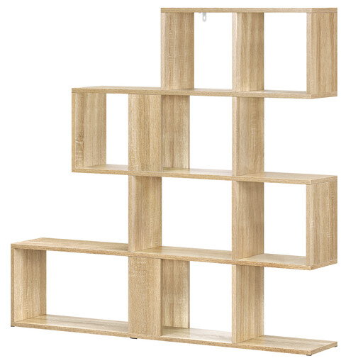 eSituro 4-Level Bookshelf Room Divider Shelf