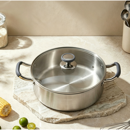 PURECOOK 304 Stainless Steel Hot Pot