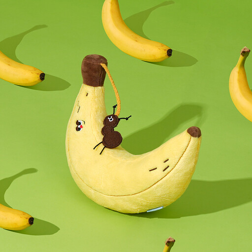 ZEZE Banana Shaped Pet Cushion