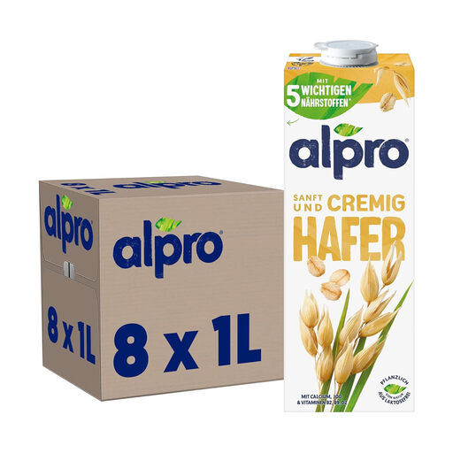 Alpro Oat Drink Original 8-Pack (8 x 1 L)