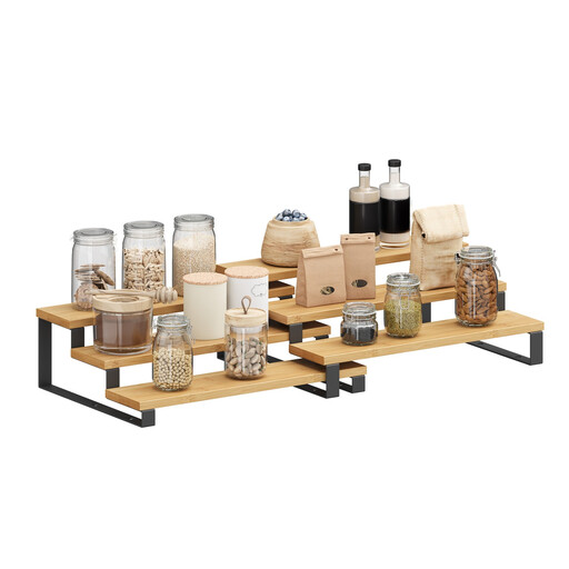 Ochama Spice Rack Set - 3-Tier Expandable