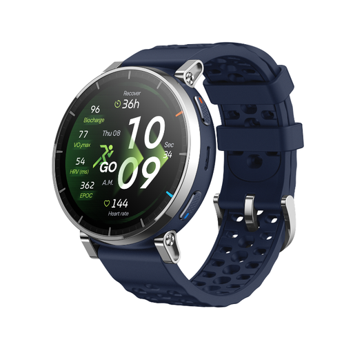 Amazfit Active 3 Premium Smartwatch Atlas Blue W2558GL2N GPS AMOLED 170+ Sportmodes Zepp Coach 12-Day Battery Life