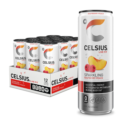 CELSIUS Raspberry Peach 12X1X355ML