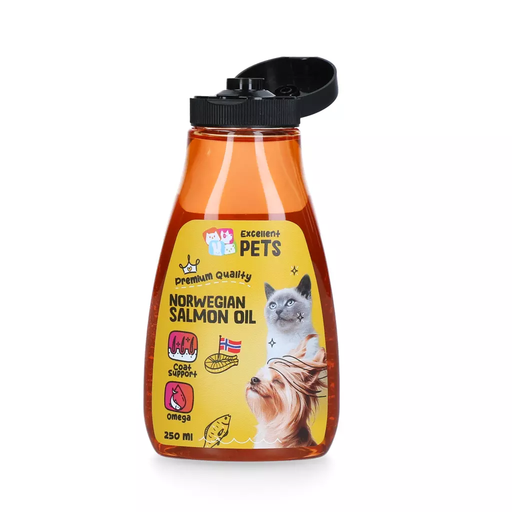 Huile de saumon norvégienne Excellent Pets 250 ml