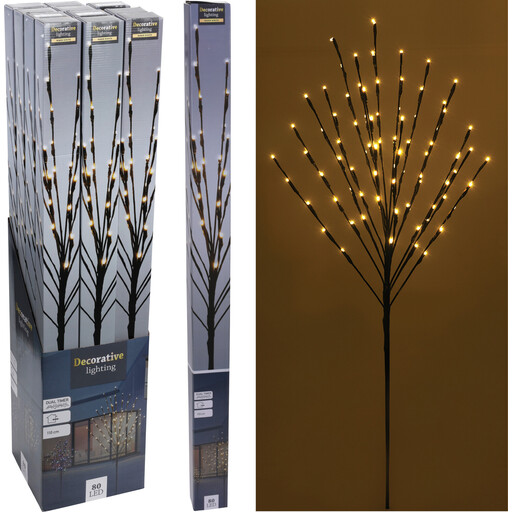 Christmas Tree Christmas Decoration Warm Light-80LED Lights-110CM