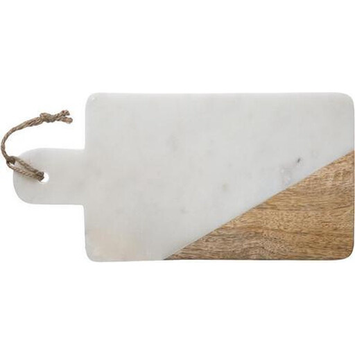 Secret de Gourmet Marmor Servierplatte - 30 x 15 cm, Wei?
