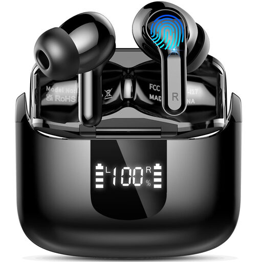 Bluetooth In-Ear Headphones with IPX7 and ENC Microphones