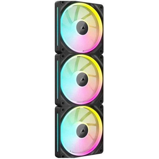 Corsair iCUE LINK LX120 RGB Computer Case Fan 12cm Black, 3 Pieces