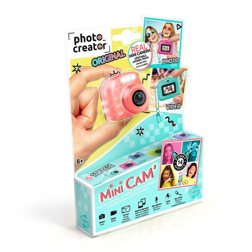 Mini camera keychain for kids