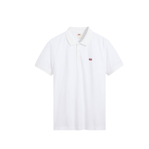LEVI'S Housemark Polo Shirt WHITE