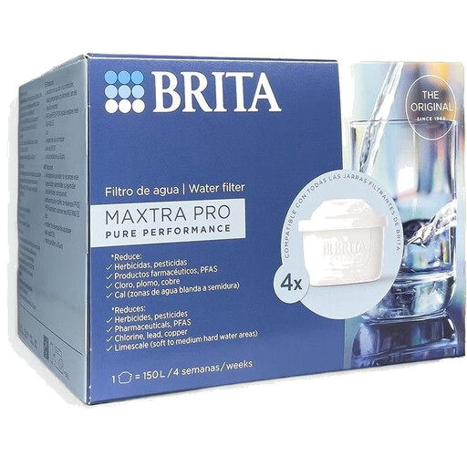 BRITA Maxtra Pro Pure Performance (All-in-1) Wasserfilterkartusche 4er Pack