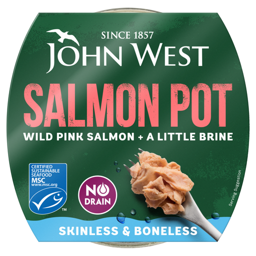 John West Pink Salmon Fridgepot 80g