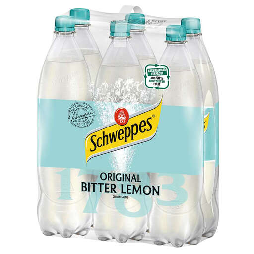 Schweppes Original Bitter Lemon Lemonade 6x1.25L